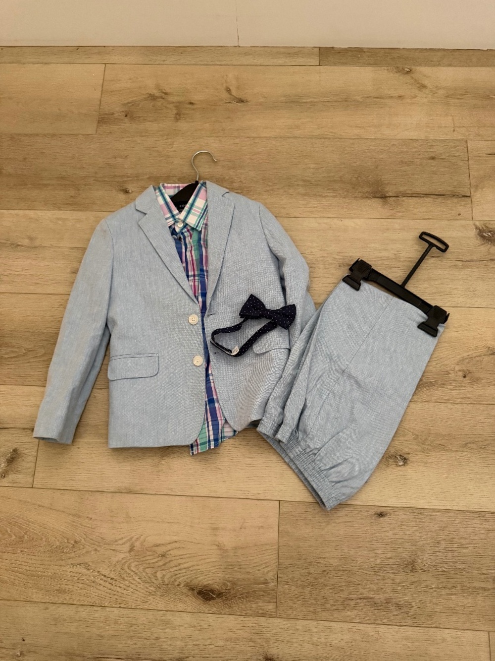 Little boy Izod suit with bow tie 4 pieces